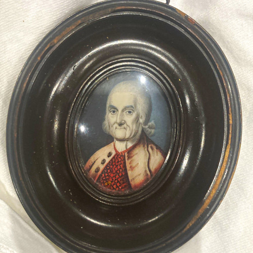 Joseph haydn framed miniature - framed,