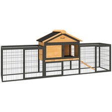 PawHut Rabbit Hutch, Guinea