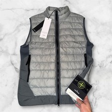 Stone Island Garment Dyed Micro Yarn Down Gilet - Grey - Large - Brand New ✅