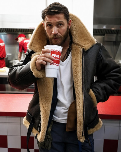 Tom hardy aviator shearling - tom,