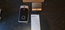 Video Doorbell V5? Wi-Fi / HD Video Two Way Way Audio Silver UNTESTED