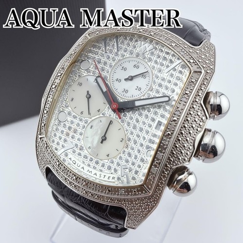 Aqua master chronograph pave - master,
