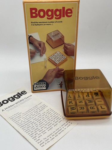 Vintage boggle word game - word, with