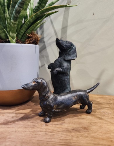 Two dachshund ornaments - two,