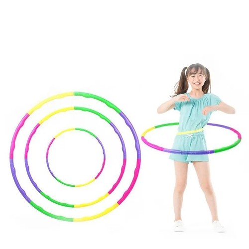 Multicolour hula hoop fitness - hoop,
