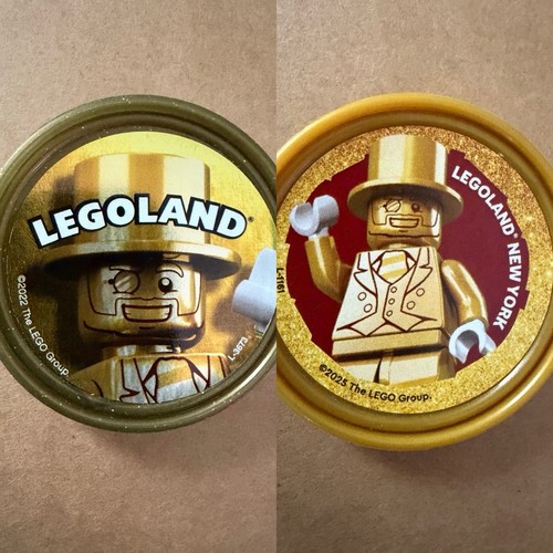 Gold pop badge set - gold,