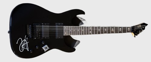 Kirk hammett metallica signed - metallica,