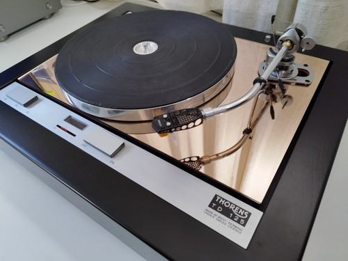 Thorens 125 base panel - td,