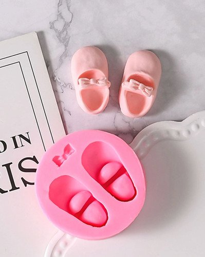 Baby shoes silicone icing - shoes,