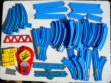 Tomy Trackmaster Thomas The Tank Light Blue Track Job Lot 47 Pieces
