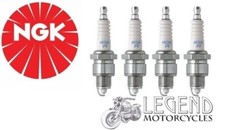 Genuine 4x NGK Spark Plugs Suzuki GSXR1100 1986 - 1993 -- E1-08