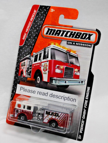 2014 matchbox pierce dash - 2014,