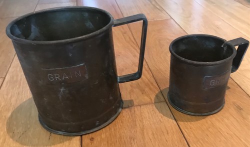 Antique brass copper grain - &,