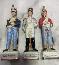3x Soldiers Vintage Porcelain