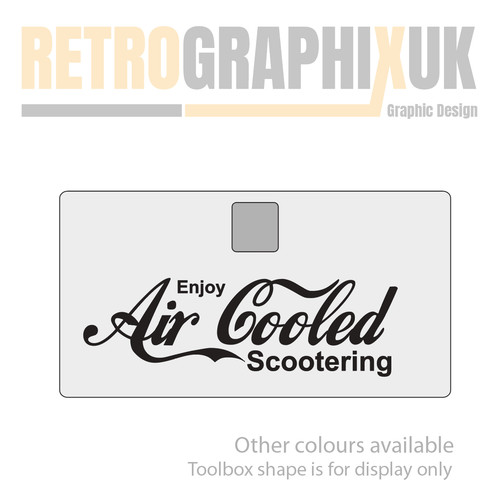 Air cooled sticker decal - cooled, for