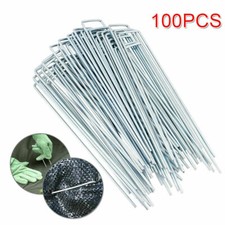 100x U PINS GREEN ARTIFICIAL