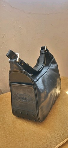 Tod black leather - tod's,