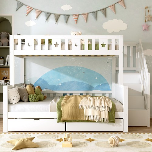 Triple bunk bed single - bed,