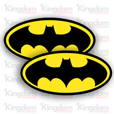 2 x BATMAN STICKERS 120mm Wide