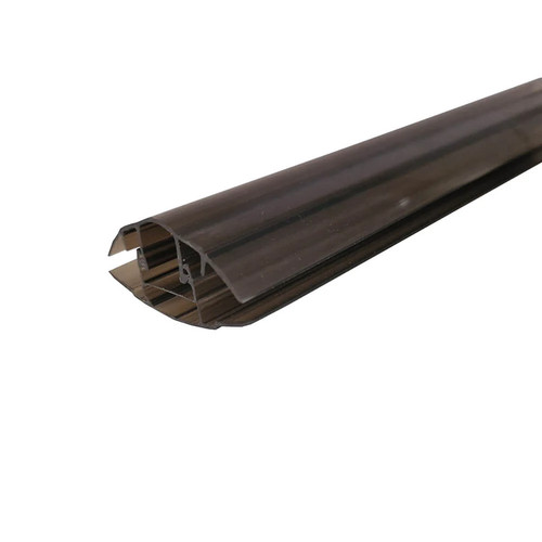 Bronze polycarbonate snap down - bronze,