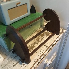 Vintage Antique Art Deco BAKELITE BOOK TROUGH SHELF STORAGE DESK TOP WOOD