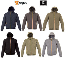 JRC Giubbotto OTTAWA Foderato Imbottito Collo Alto Cappuccio Impermeabile Uomo