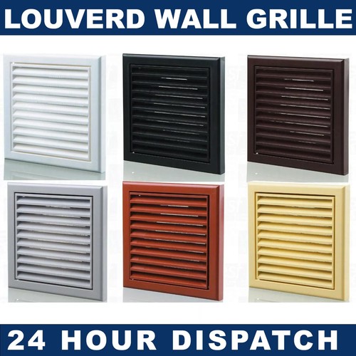 Louvred wall vent grille - louvred, cover