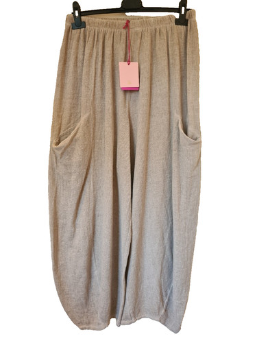 Italian washed linen harem - linen,