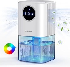 Portable Dehumidifier Digital Display Ultra Quiet LED Lights 2 Speeds 1700ML NEW