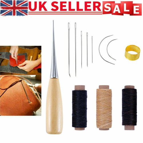 Leather sewing needles kit - leather,