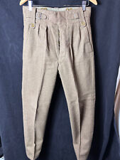 Genuine British Army Battledress Serge Trousers - Size 7 - 31" Waist