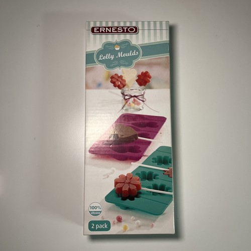 Heart and flower lolly moulds - and,
