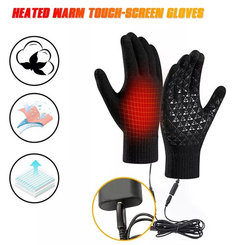 Electric usb heated gloves - heated,
