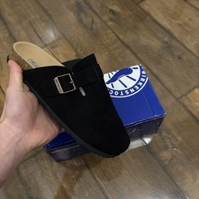 Birkenstock Boston Clogs Suede