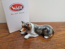 Wade Figurine Blue Merle Collie Dog Boxed