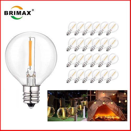 E12 g40 globe light bulbs - g40,