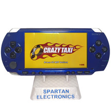 Sony PSP 1000 Console - IPS Screen Upgrade 🔵 With GAMES, Charger, Battery + Mor