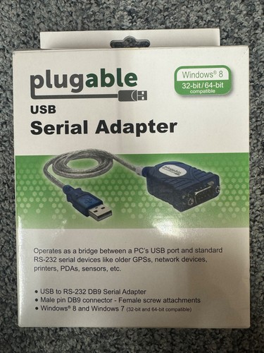 Plugable usb serial adapter - serial,