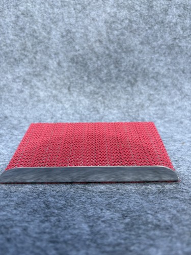 Red rubber coated aluminium - coated,