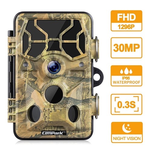 Campark wifi trail camera 30mp - campark,