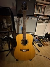 Crafter DLX3000/RS Acoustic Guitar. Stunning. LR Baggs Anthem. Case.