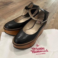 Vivienne Westwood Rocking Horse Ankle Strap Shoes Black US6.0/ UK4.5/ EU36