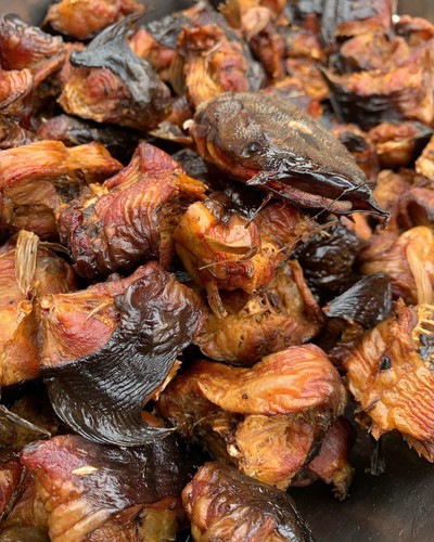 Tasty dried smoked catfish - smoked,