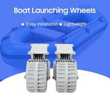 2x Dinghy Launching Wheels ∅ 136mm Inflatable Boat Launching Wheeler 110kg Load