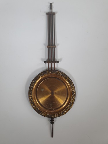 Antique vintage gridiron clock - vintage,