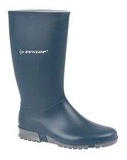 Gents Boys Youth Blue Dunlop Wellies Waterpoof Sport Wellington Boots 