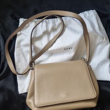 DKNY Taupe Cow  Leather Shouder Bag Used