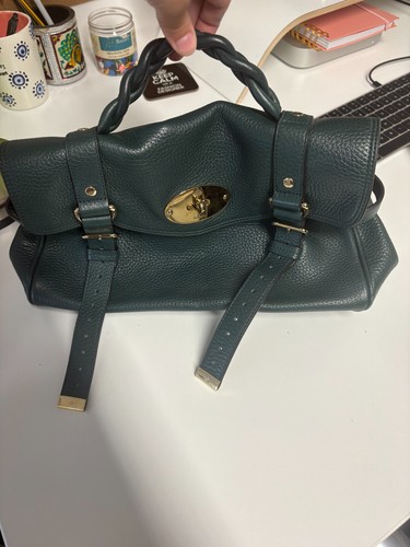 Mulberry alexa handbag green - handbag,