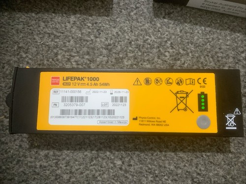 Aed lifepak 1000 - lifepak, lithium
