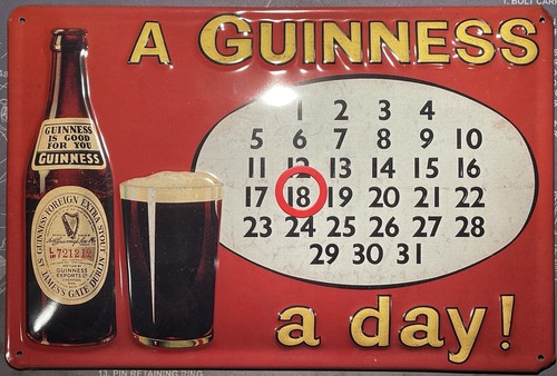 Guinness everlasting calendar - guinness,